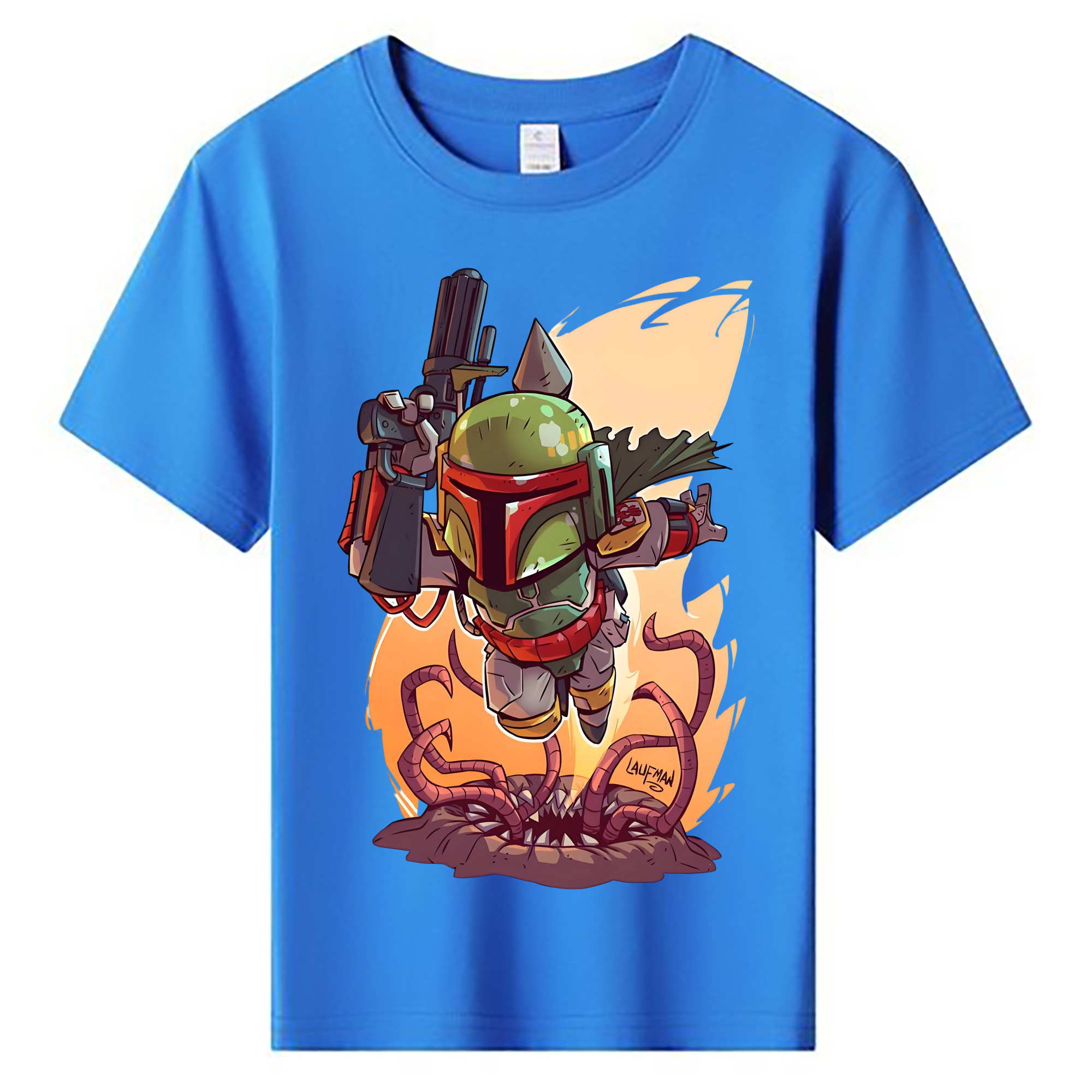 （画像用） スター・ウォーズ Star Wars 綿100％キッズTシャツ（フロントプリント）